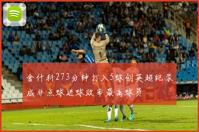 舍什科273分钟打入5球创英超纪录成非点球进球效率最高球员